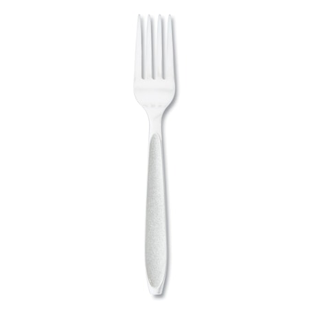 Solo Impress Heavyweight Full-Length Polystyrene Cutlery, Fork, White, 1000PK HSWFX-0007
